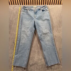 Abercrombie & Fitch The Baggy Low Rise Curve Love Womens 32/14R